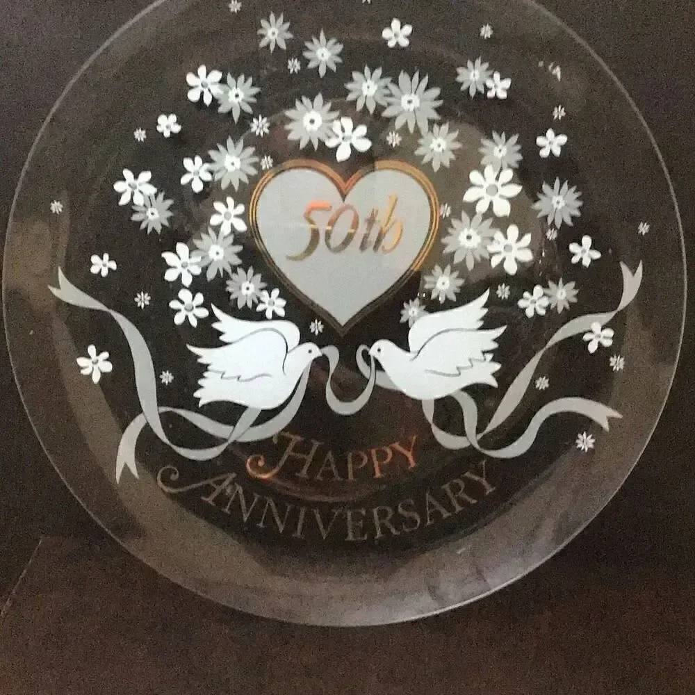 Platter 50th anniversary serving platter